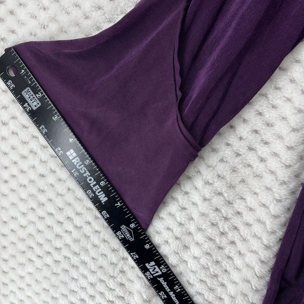Chico's Women’s Purple Bell Sleeve Top, Size 8-10 - Picture 5 of 9